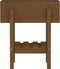 vidaXL - Plantenbak - 62x30x69 - cm - massief - grenenhout - honingbruin