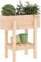 vidaXL - Plantenbak - 62x30x69 - cm - massief - grenenhout
