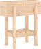 vidaXL - Plantenbak - 62x30x69 - cm - massief - grenenhout