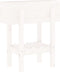 vidaXL - Plantenbak - 62x30x69 - cm - massief - grenenhout - wit