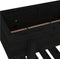 vidaXL - Plantenbak - 62x30x69 - cm - massief - grenenhout - zwart