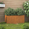 vidaXL - Plantenbak - 62x40x39 - cm - cortenstaal