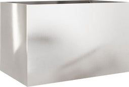vidaXL - Plantenbak - 62x40x39 - cm - roestvrij - staal - zilverkleurig