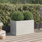 vidaXL - Plantenbak - 62x40x39 - cm - roestvrij - staal - zilverkleurig
