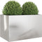 vidaXL - Plantenbak - 62x40x39 - cm - roestvrij - staal - zilverkleurig