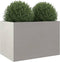 vidaXL - Plantenbak - 62x40x39 - cm - roestvrij - staal - zilverkleurig