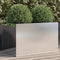 vidaXL - Plantenbak - 62x40x39 - cm - roestvrij - staal - zilverkleurig