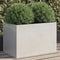 vidaXL - Plantenbak - 62x40x39 - cm - roestvrij - staal - zilverkleurig