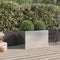 vidaXL - Plantenbak - 62x40x39 - cm - roestvrij - staal - zilverkleurig