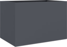 vidaXL - Plantenbak - 62x40x39 - cm - staal - antracietkleurig