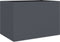 vidaXL - Plantenbak - 62x40x39 - cm - staal - antracietkleurig