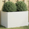 vidaXL - Plantenbak - 62x40x39 - cm - staal - wit