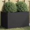 vidaXL - Plantenbak - 62x40x39 - cm - staal - zwart