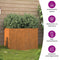 vidaXL - Plantenbak - 62x47x46 - cm - cortenstaal