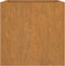 vidaXL - Plantenbak - 62x47x46 - cm - cortenstaal