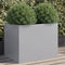 vidaXL - Plantenbak - 62x47x46 - cm - gegalvaniseerd - staal - zilverkleurig