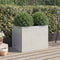 vidaXL - Plantenbak - 62x47x46 - cm - roestvrij - staal - zilverkleurig