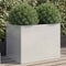 vidaXL - Plantenbak - 62x47x46 - cm - roestvrij - staal - zilverkleurig