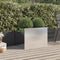 vidaXL - Plantenbak - 62x47x46 - cm - roestvrij - staal - zilverkleurig