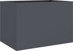vidaXL - Plantenbak - 62x47x46 - cm - staal - antracietkleurig