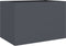 vidaXL - Plantenbak - 62x47x46 - cm - staal - antracietkleurig