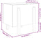 vidaXL - Plantenbak - 62x50x57 - cm - massief - douglashout