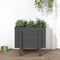 vidaXL - Plantenbak - 62x50x57 - cm - massief - grenenhout - grijs