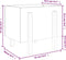 vidaXL - Plantenbak - 62x50x57 - cm - massief - grenenhout - wit
