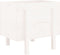 vidaXL - Plantenbak - 62x50x57 - cm - massief - grenenhout - wit