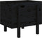 vidaXL - Plantenbak - 62x50x57 - cm - massief - grenenhout - zwart