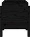 vidaXL - Plantenbak - 62x50x57 - cm - massief - grenenhout - zwart