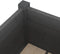 vidaXL - Plantenbak - 70x31x70 - cm - massief - grenenhout - grijs