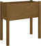 vidaXL - Plantenbak - 70x31x70 - cm - massief - grenenhout - honingbruin