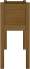 vidaXL - Plantenbak - 70x31x70 - cm - massief - grenenhout - honingbruin