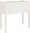 vidaXL - Plantenbak - 70x31x70 - cm - massief - grenenhout - wit