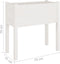 vidaXL - Plantenbak - 70x31x70 - cm - massief - grenenhout - wit