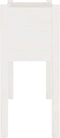 vidaXL - Plantenbak - 70x31x70 - cm - massief - grenenhout - wit