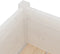 vidaXL - Plantenbak - 70x31x70 - cm - massief - grenenhout - wit