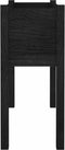 vidaXL - Plantenbak - 70x31x70 - cm - massief - grenenhout - zwart