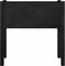 vidaXL - Plantenbak - 70x31x70 - cm - massief - grenenhout - zwart