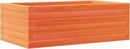 vidaXL - Plantenbak - 70x40x23 - cm - massief - grenenhout - wasbruin