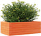 vidaXL - Plantenbak - 70x40x23 - cm - massief - grenenhout - wasbruin