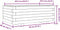 vidaXL - Plantenbak - 70x40x26,5 - cm - massief - grenenhout