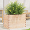 vidaXL - Plantenbak - 70x40x45,5 - cm - massief - grenenhout