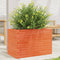 vidaXL - Plantenbak - 70x40x45,5 - cm - massief - grenenhout - wasbruin