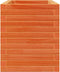 vidaXL - Plantenbak - 70x40x45,5 - cm - massief - grenenhout - wasbruin