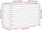 vidaXL - Plantenbak - 70x40x49,5 - cm - geïmpregneerd - grenenhout