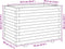 vidaXL - Plantenbak - 70x40x49,5 - cm - massief - grenenhout