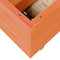 vidaXL - Plantenbak - 70x40x49,5 - cm - massief - grenenhout - wasbruin