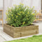 vidaXL - Plantenbak - 70x70x23 - cm - geïmpregneerd - grenenhout
